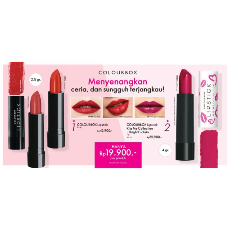 COLOURBOX Lipstik // Lipstik Oriflame