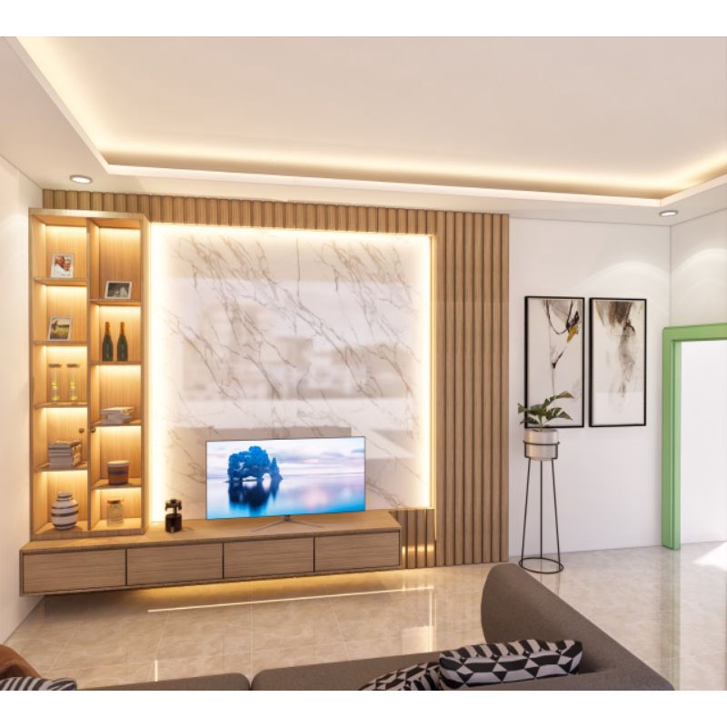 Jual backdrop tv hpl | Shopee Indonesia