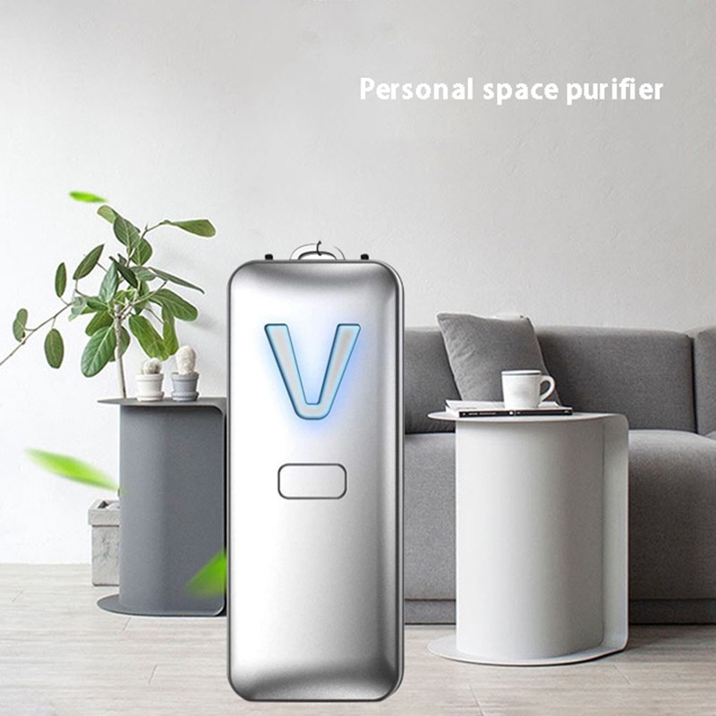 F2 Air Purifier Kalung Wearable Portable Pensonal Mini Ion Negatif USB Penyegar Udara Kesehatan huiteni