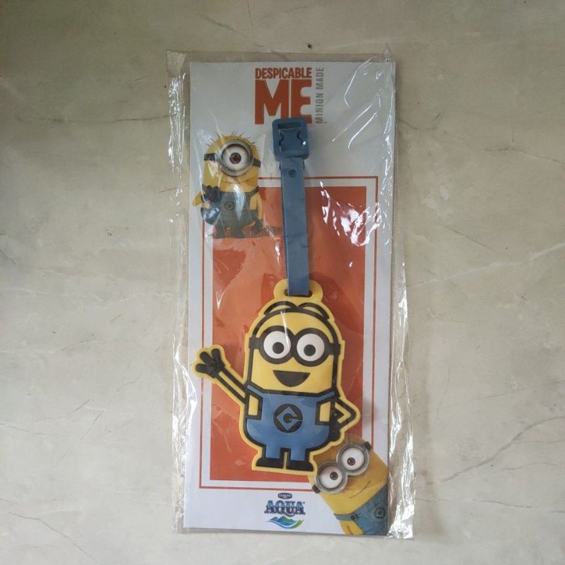 despicable me minion luggage bag tag