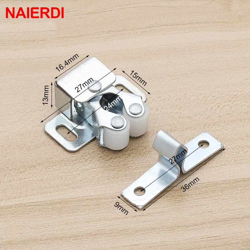 Damper Penahan Pintu Laci Lemari Cabinet Door Stop Catches 2 PCS