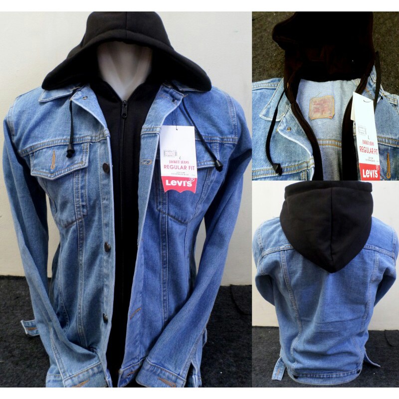 JAKET PRIA/COWOK JEANS LEVIS HOODIE