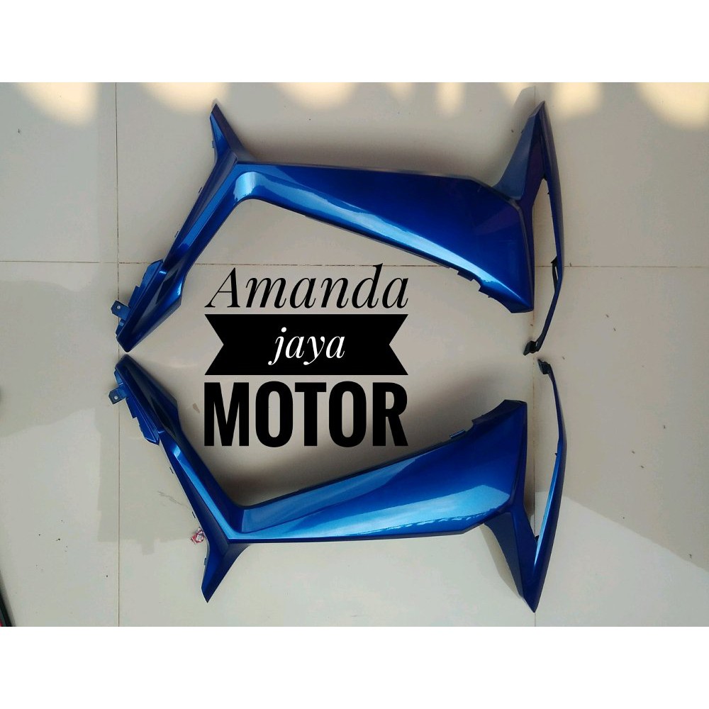 COVER SAYAP BODY BAGIAN DEPAN SUPRA X 125 FI NEW BIRU MERAH PUTIH HITAM ORIGINAL Diskon