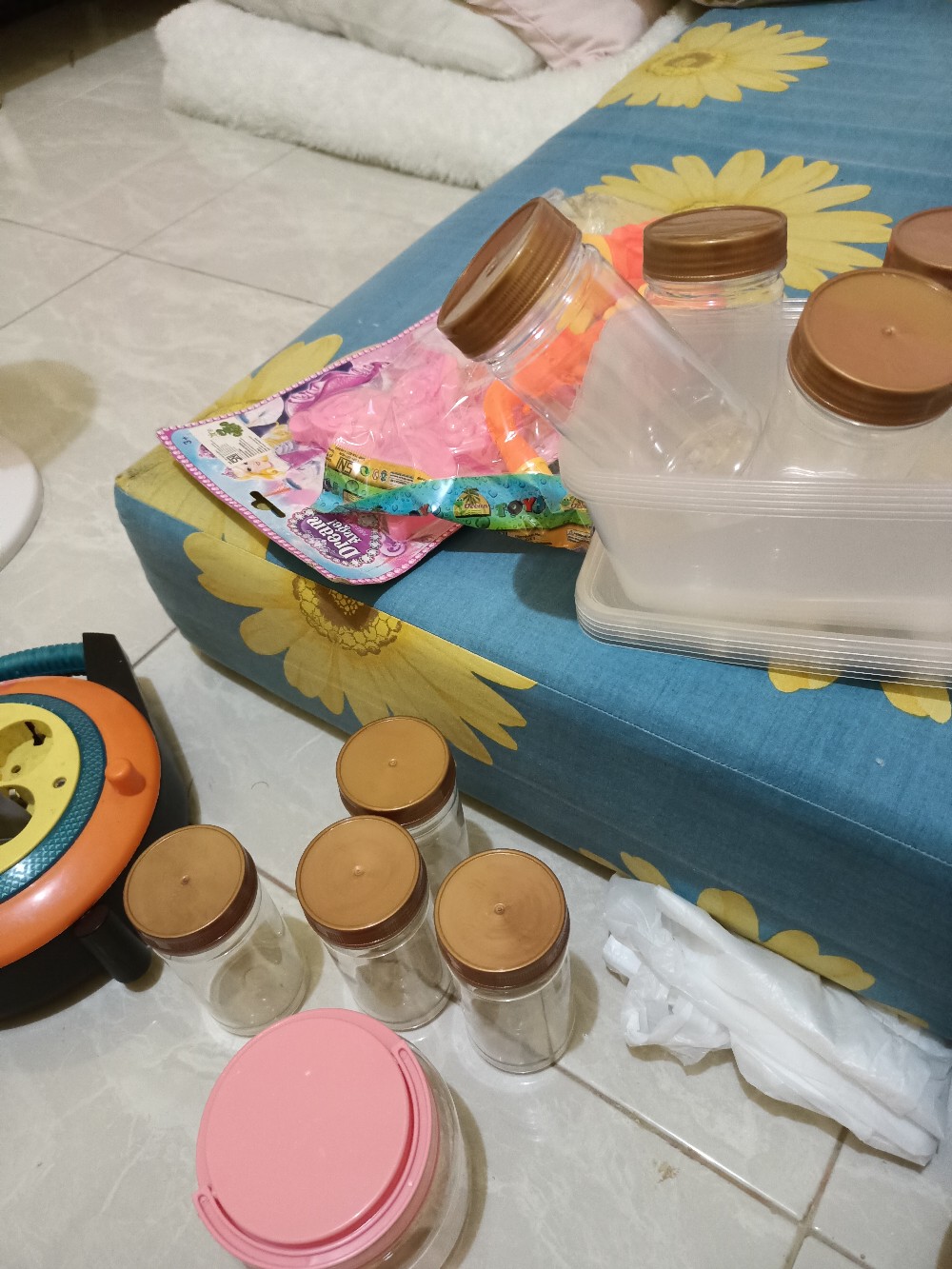 Toples Bulat 500ml/jar Plastik Pet