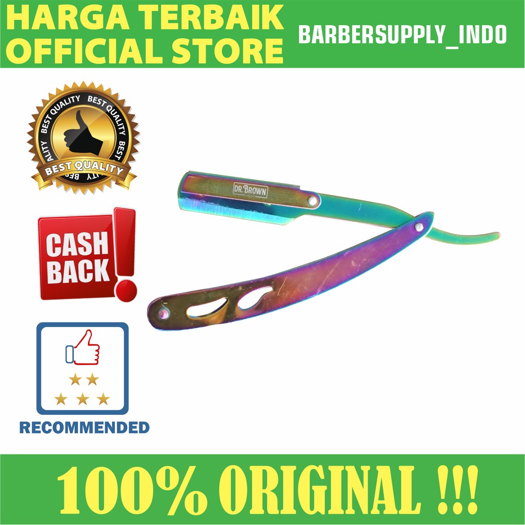 Razor Pisau Cukur Pisau Shaving Stainless Premium Silet Cukur Pelangi