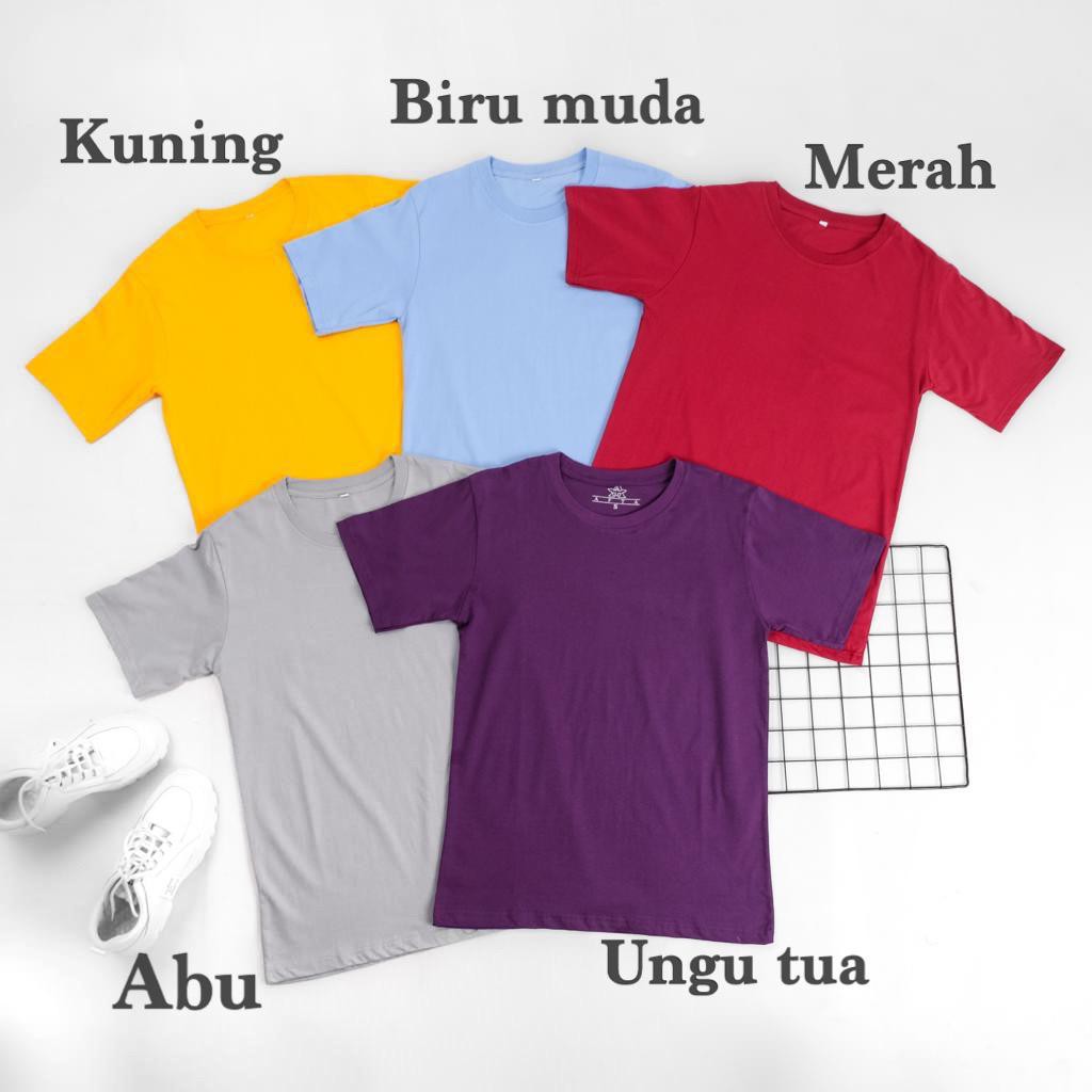 Owlet -  KAOS POLOS LENGAN PENDEK UNISEX