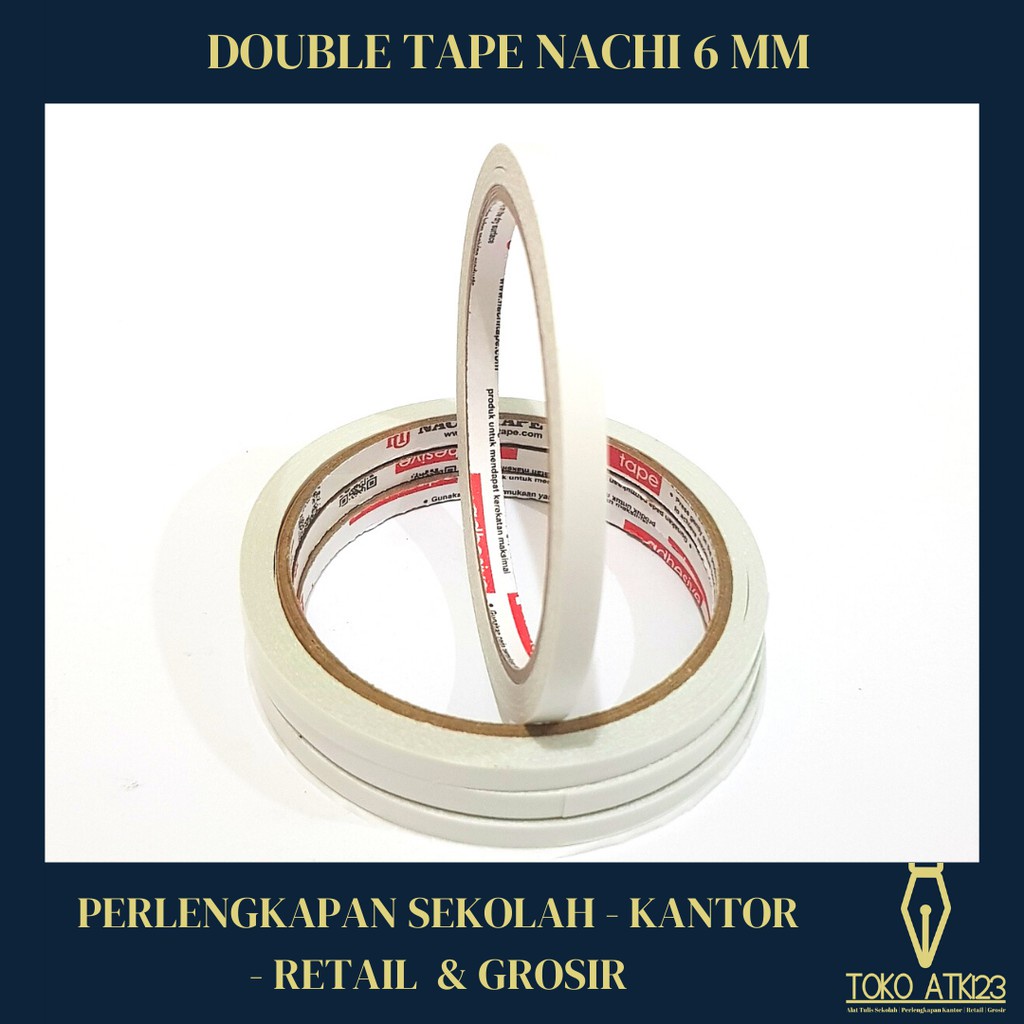 

DOUBLE / DOBEL TAPE SELOTIP/ISOLASI BOLAK BALIK
