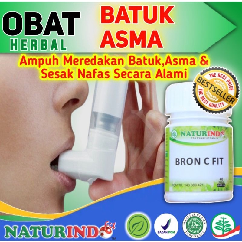 Jual Obat Asma Dan Tenggorokan Herbal Cocok Untuk Perokok Bron C Fit ...