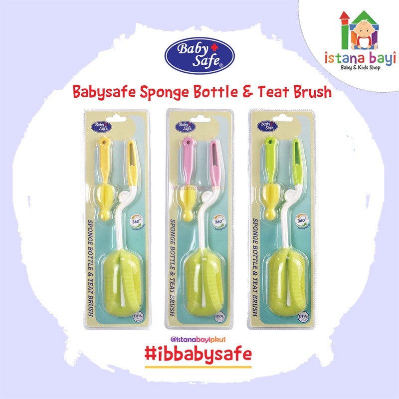 BABY SAFE SPONGE Brush BS368 / Sikat Botol