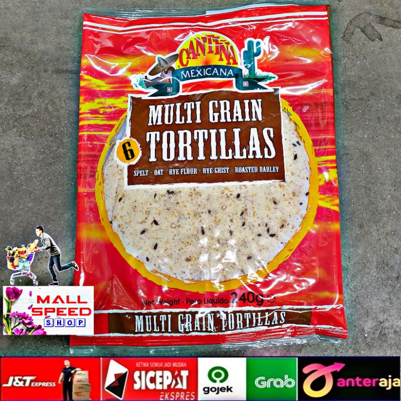

Cantina Mexicana 6 Wrap Multi Grain Tortillas - 240G