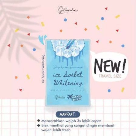 MASKER LEA GLORIA - Ice sorbet Whitening