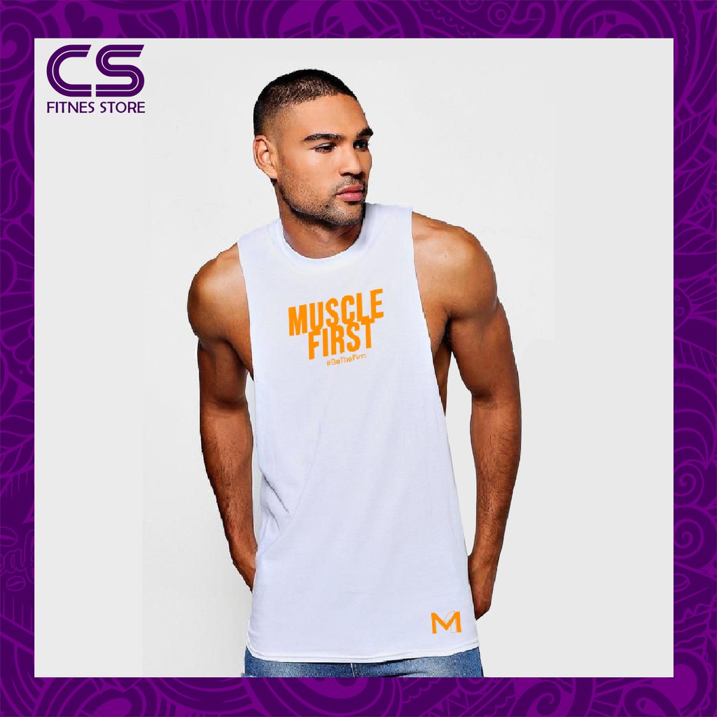 

Muscle First Kaos Singlet Gym Logo M1 Muscle First