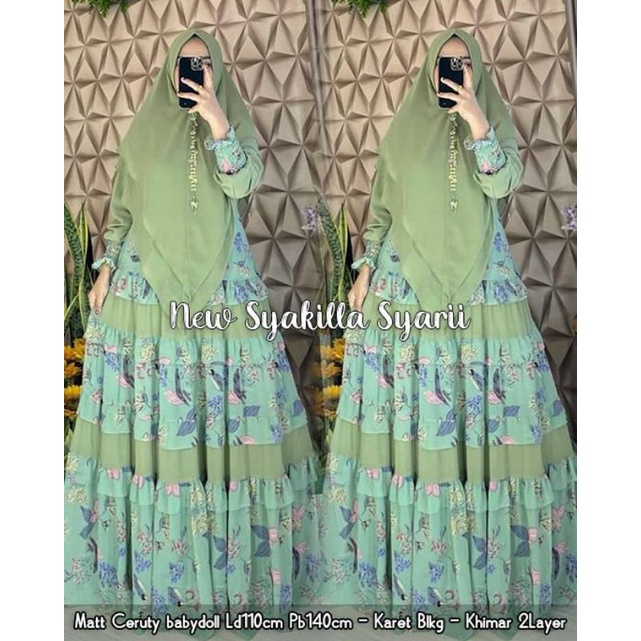 gamis syari syakila ceruty