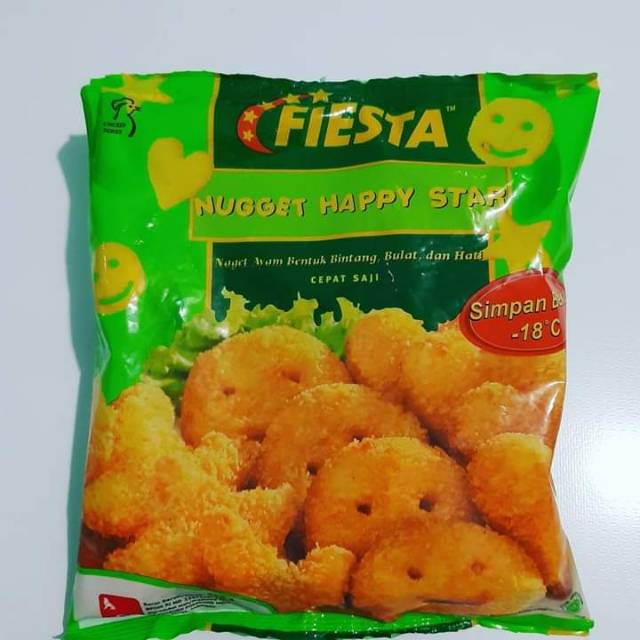 

Fiesta chiken nugget happy star 500gr