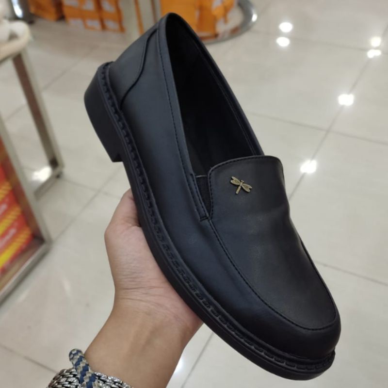 sepatu pantofel wanita warna hitam triset original