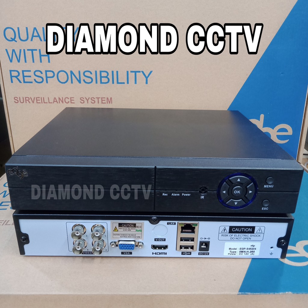 PROMO DVR 4 CH EDGE SUPPORT SAMPAI 5 MP