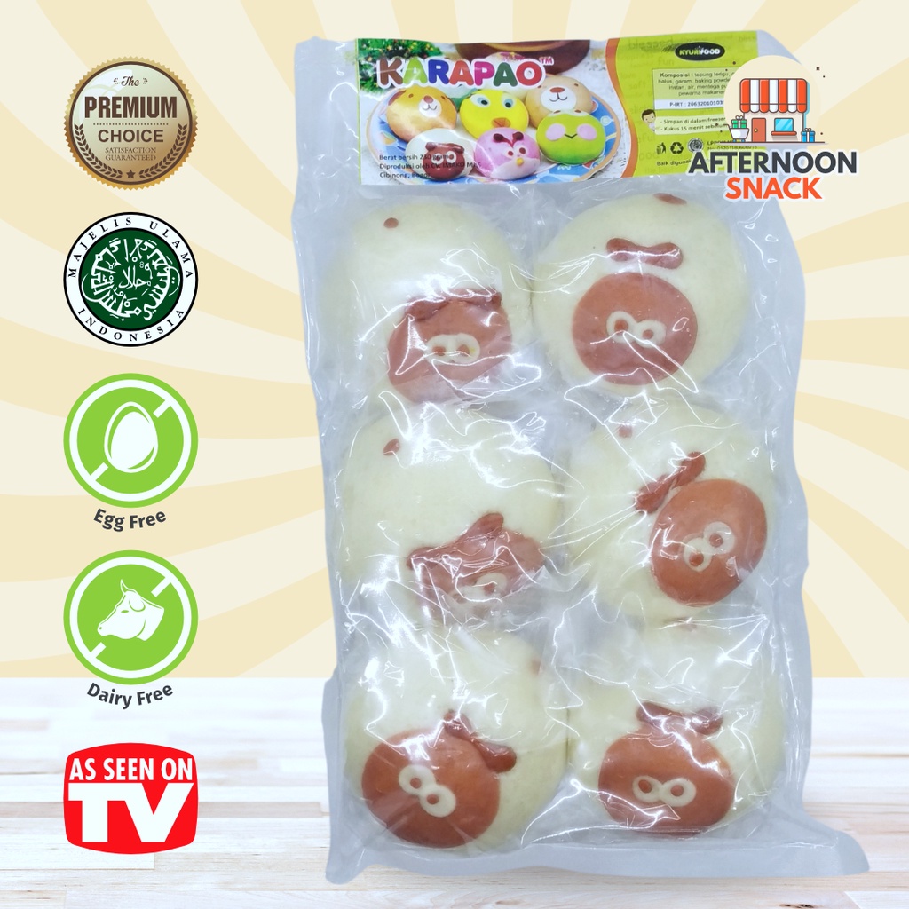 

Karapao Bakpao Bapau Karakter 1 Pack 1 Rasa Kualitas Premium