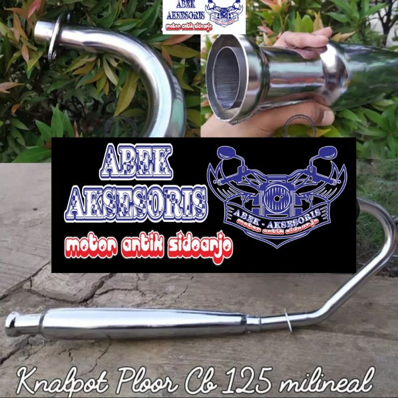 Knalpot CB 125 Corbi Plor PNP Honda CB 100 GL 100 GL Pro GLmax Megapro Tiger Tirev-1