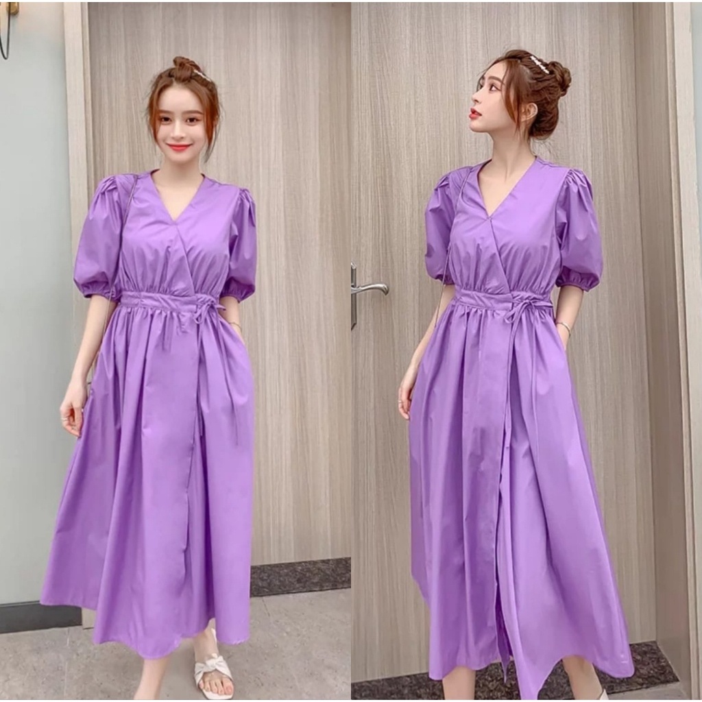 FWG - DRESS MIYUKI / DRESS KOREAN STYLE / DRESS / BAJU WANITA / DRESS KONDANGAN / DRESS WANITA