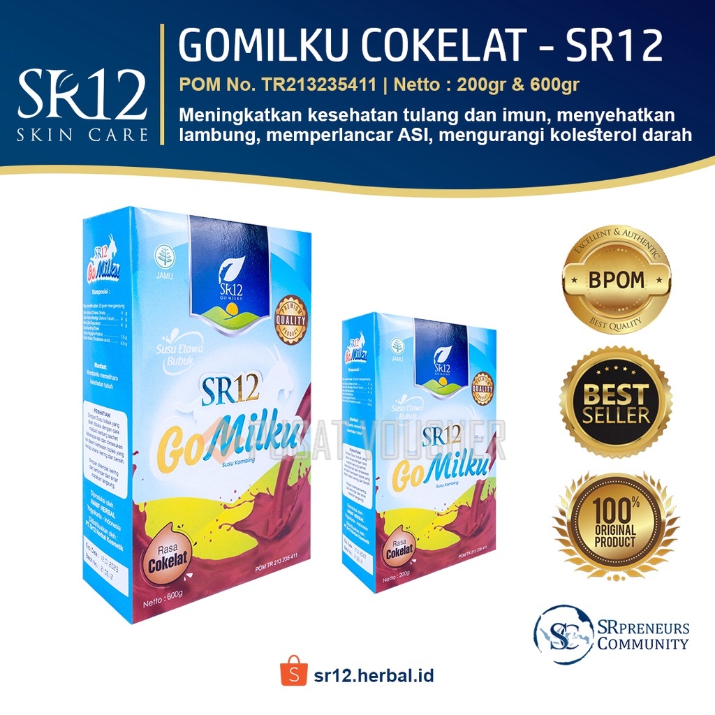 

SUSU GO MILKU SR12 ETAWA SUSU GOMILKU / SUSU ETAWA KUALITAS PREMIUM / GOAT MILK BUBUK