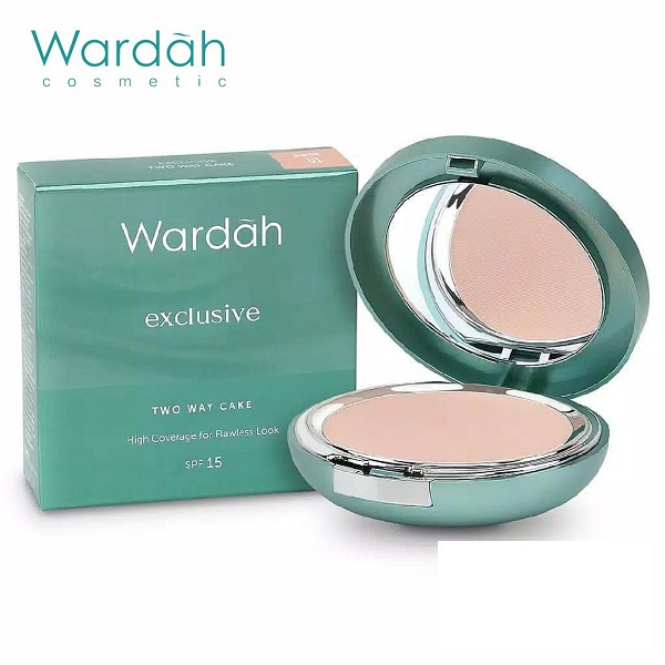 Wardah Exclusive Two Way Cake Bedak Foundation ( FULL / Refill ) BPOM (VC)