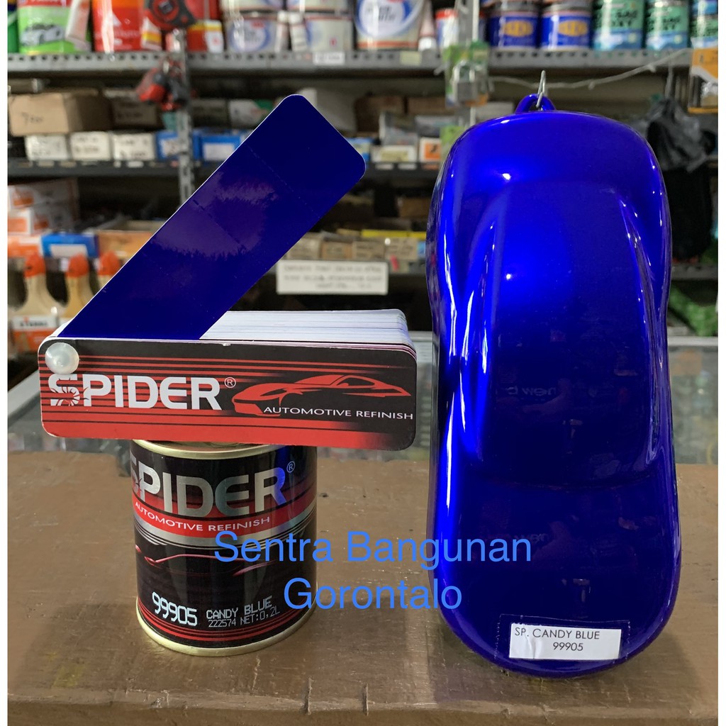 Cat Spider Candytone Blue Sp99905 200gr Shopee Indonesia