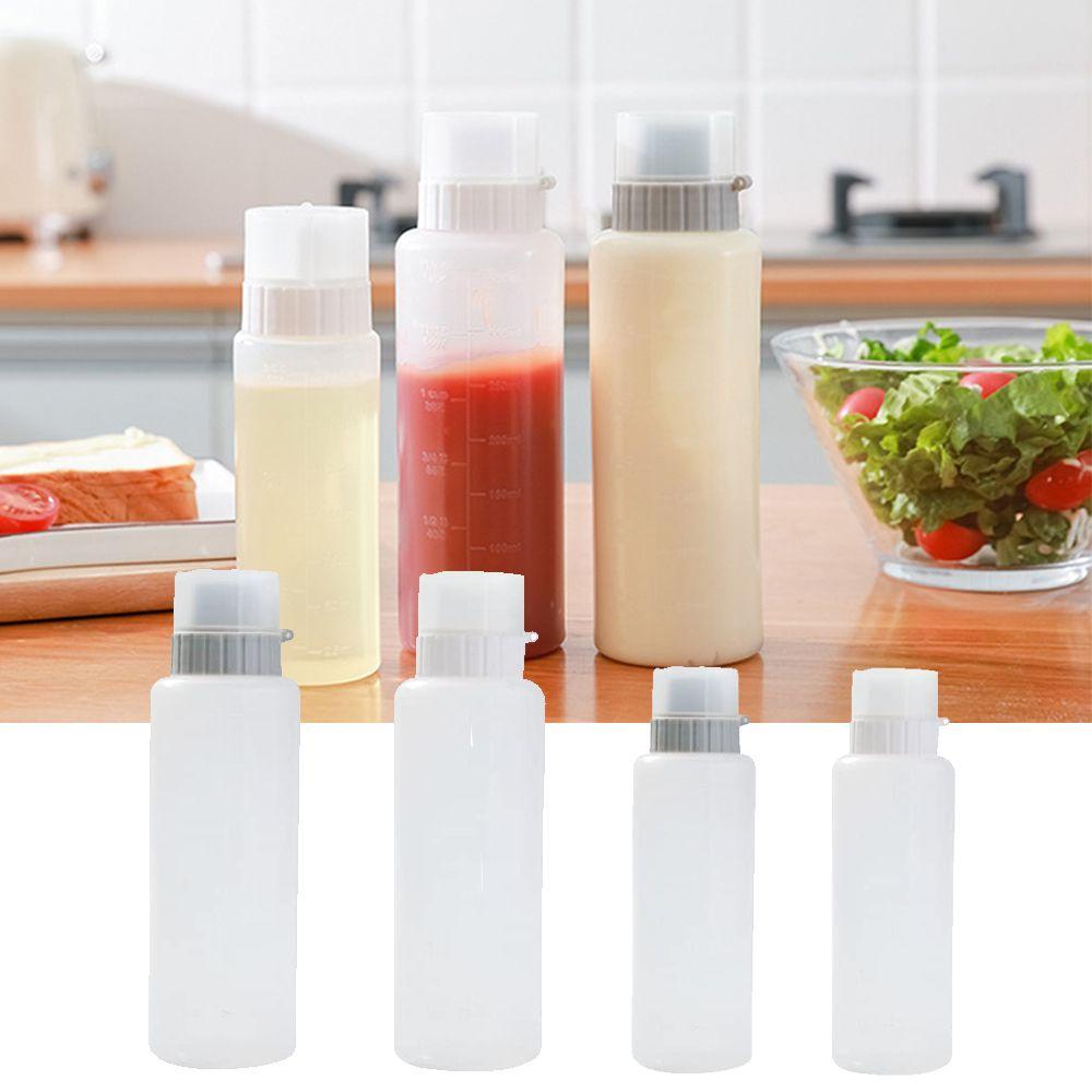 Top Seasoning Bottle Plastic Alat Dekorasi Kue Anti Bocor Plastik Tahan Debu Peras Botol Dispenser Gadget Dapur