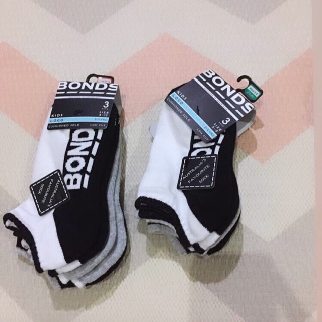 BONDS socks (kaos kaki) set 3pc