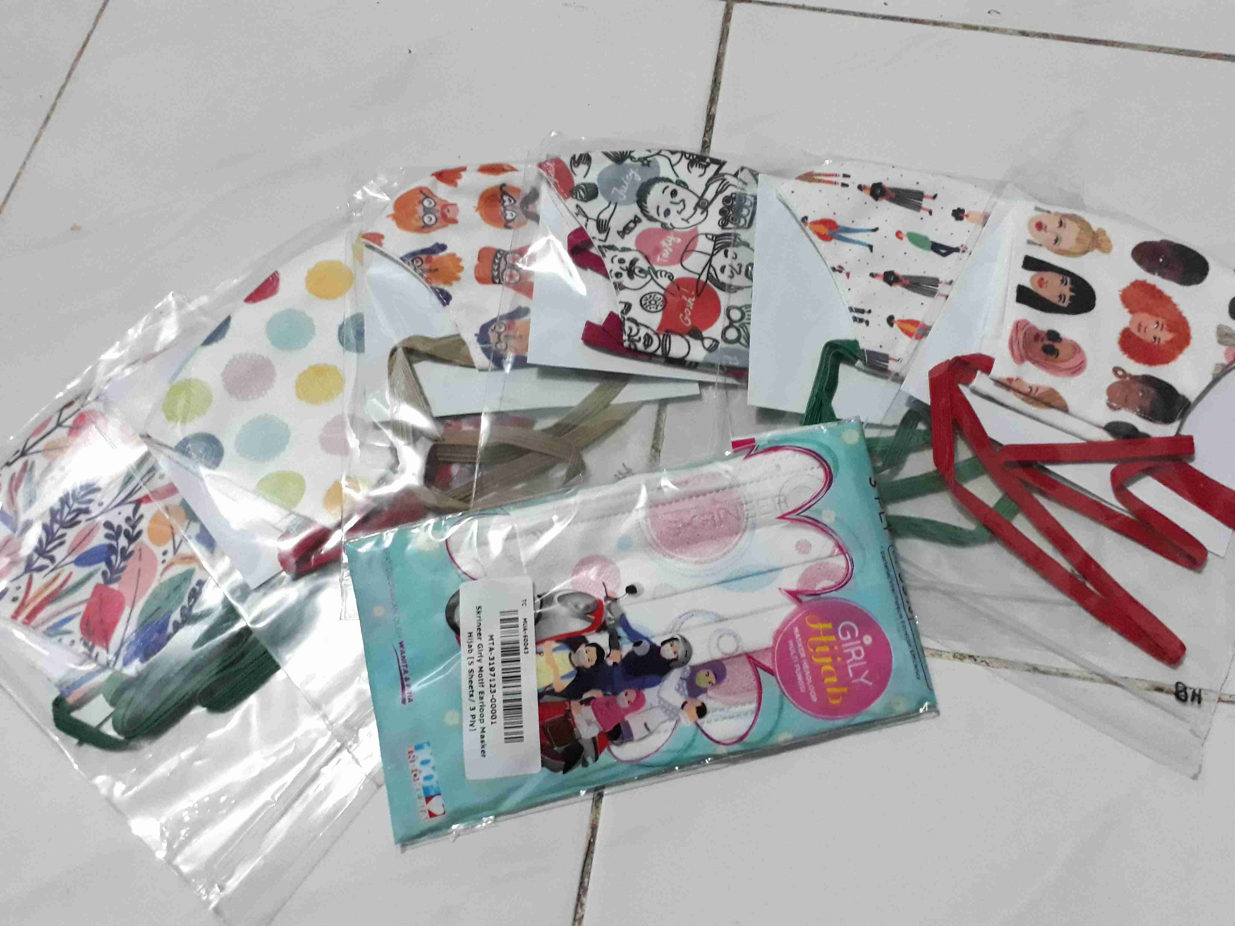 Pelunasan Masker Kanvas 4 Pcs
