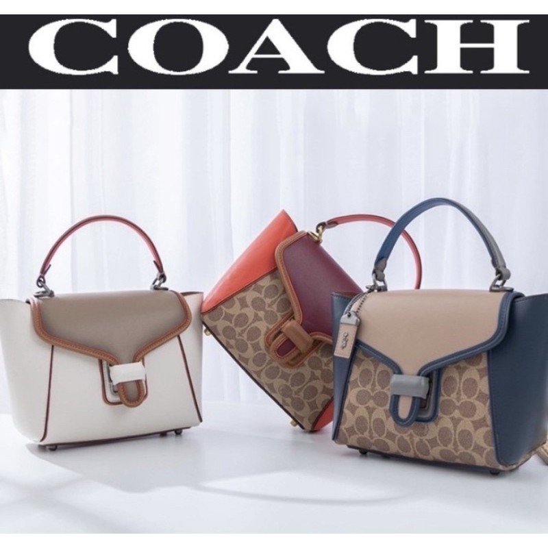 COACH COURIER CARRYALL CATFISH HANDBAG  F699