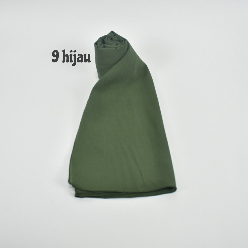 PASHMINA DIAMOND / PASHMINA DAIMOND / PASHMINA PANJANG / PASHMINA POLOS-9 hijau