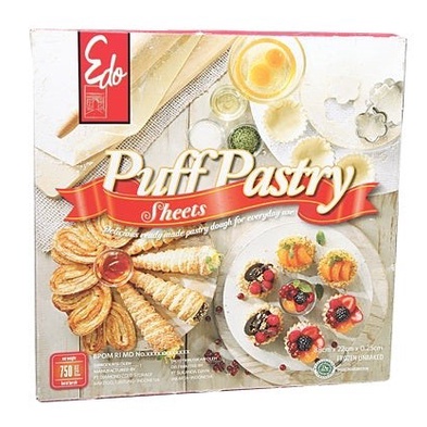 Edo Puff Pastry (Kulit Zuppa Soup) 750gr