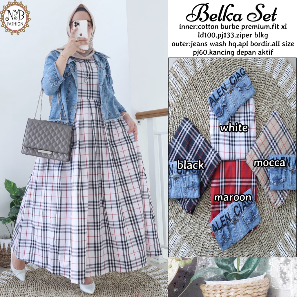 BELKA SET-INNER KATUN SET OUTER JEANS