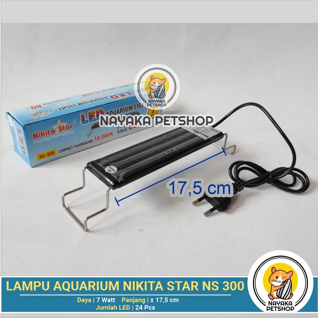 Nikita Star NS 300 30 cm Lampu Led Aquascape Aquarium