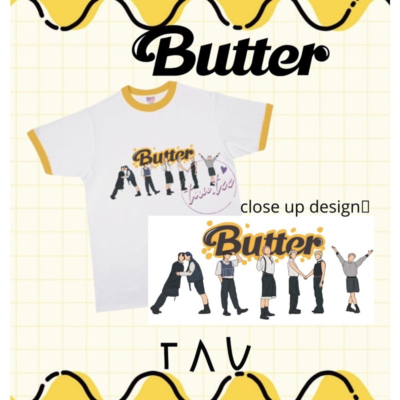 KAOS TSHIRT ARMY BTS BUTTER