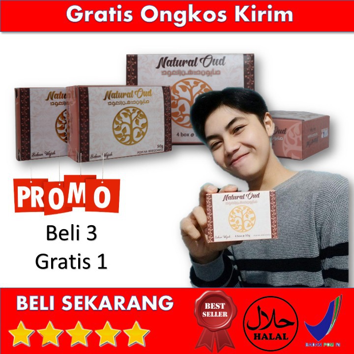 Sabun Pemutih Badan Sabun Mandi Natural Oud Herbal Alami