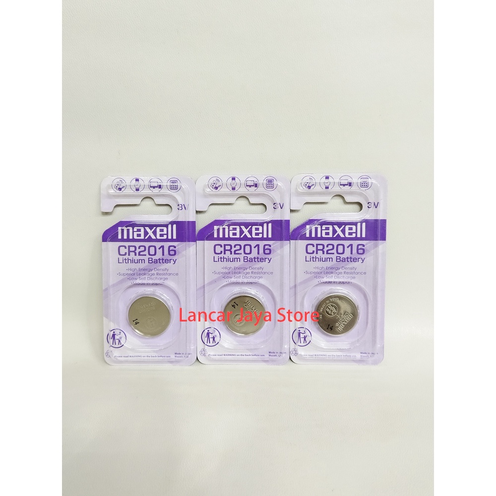 Batrai/Battery/Baterai Maxell CR2032 CR2025 CR2016 Batre Maxell Single Pack