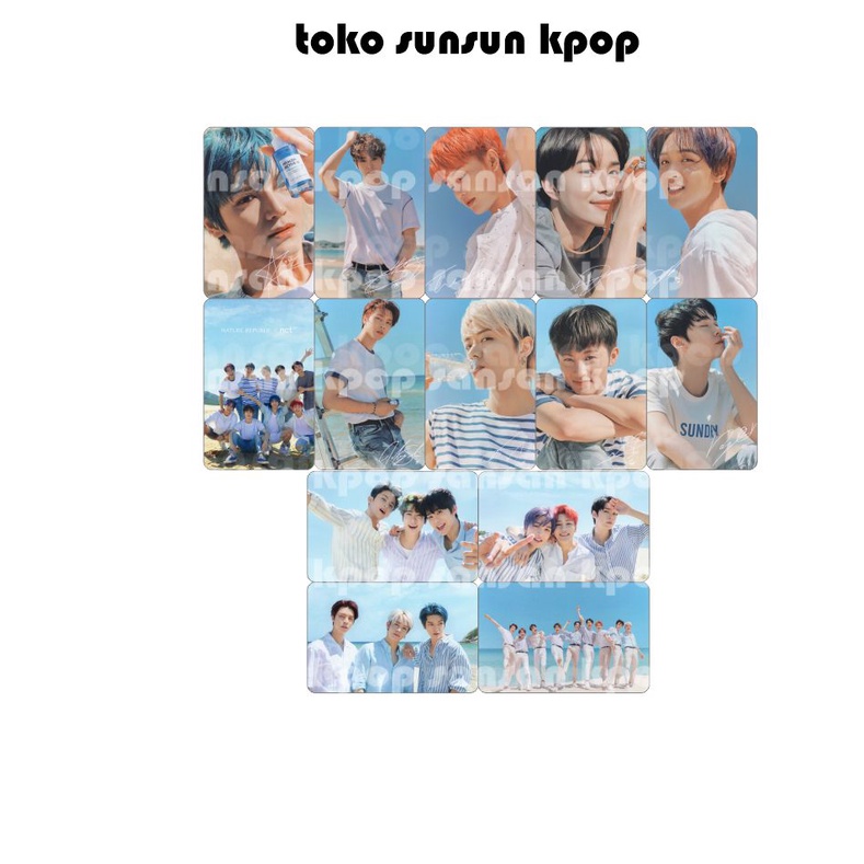 photocard nct 127 natrep in the beach unofficial