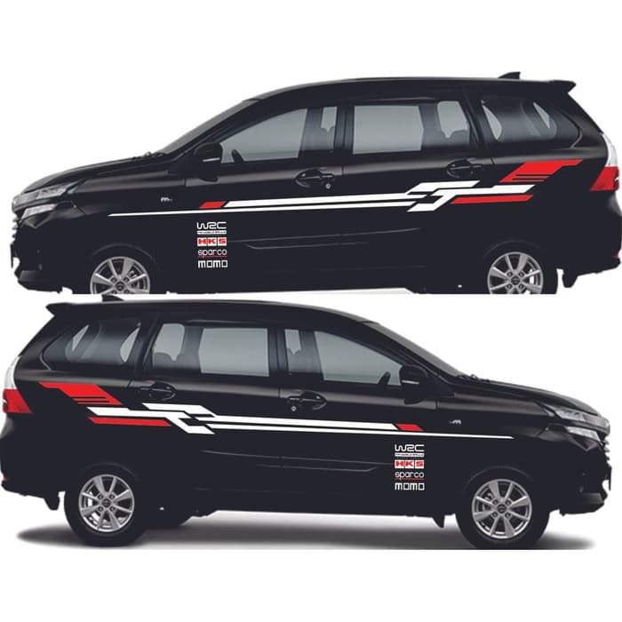 PROMO STIKER MOBIL XENIA CUTTING STIKER XENIA STRIPING XENIA minimalis