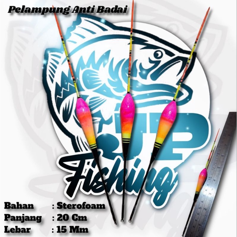 PELAMPUNG PANCING ANTI BADAI 20 CM BAHAN STEROFOAM/STYROFOAM