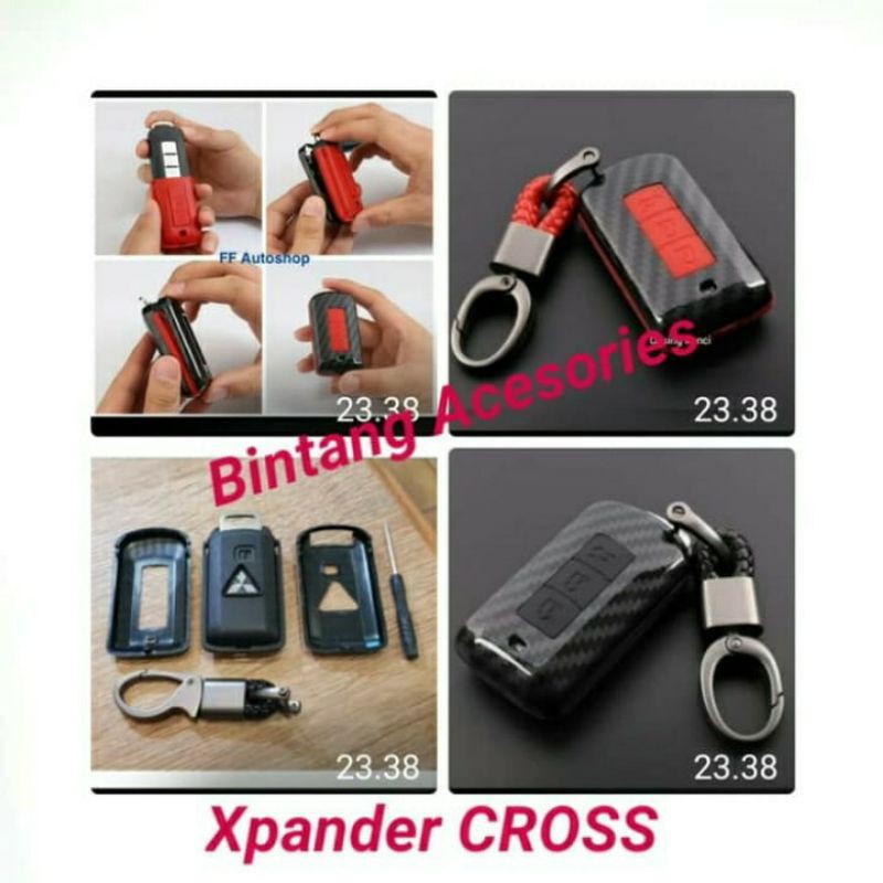 Sarung Kunci Remot Cover Kunci Remot Mobil XPANDER CROSS CARBON