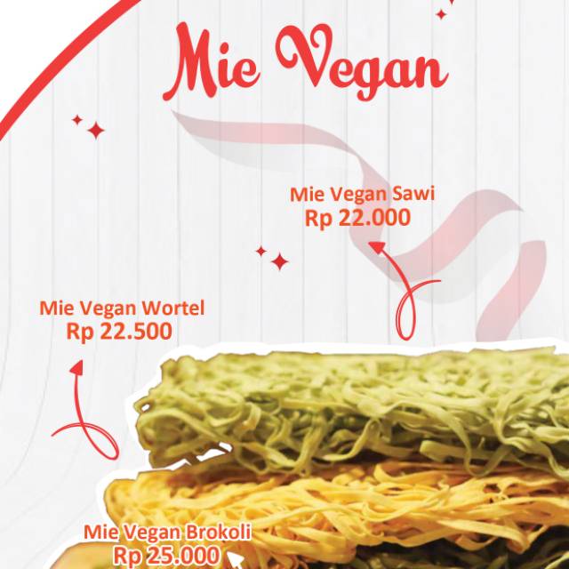 

Javara mie vegan aneka rasa sehat murah bandung