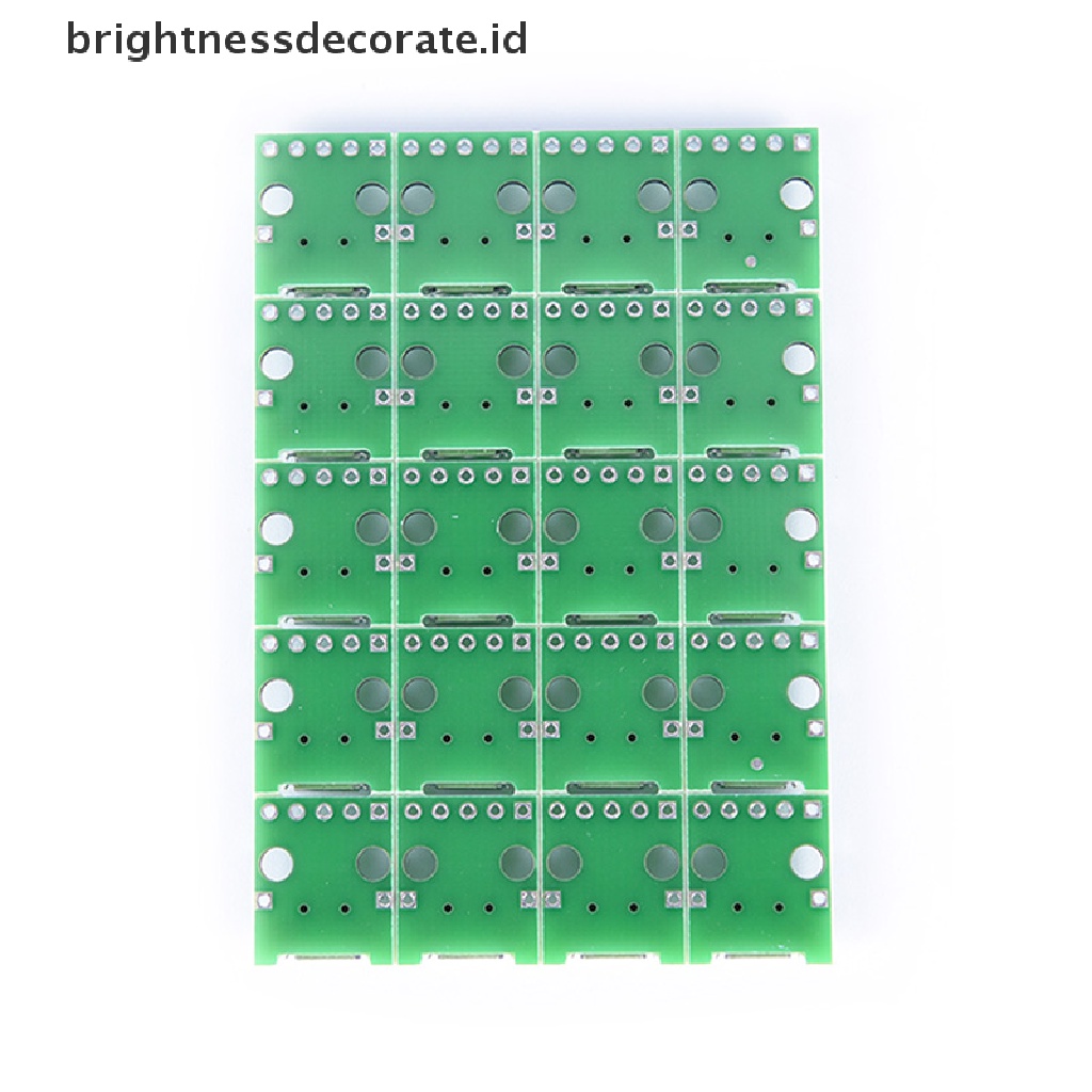[birth] 20pcs micro usb to DIP 2.54mm adapter connector module board panel female 5-pin [ID]