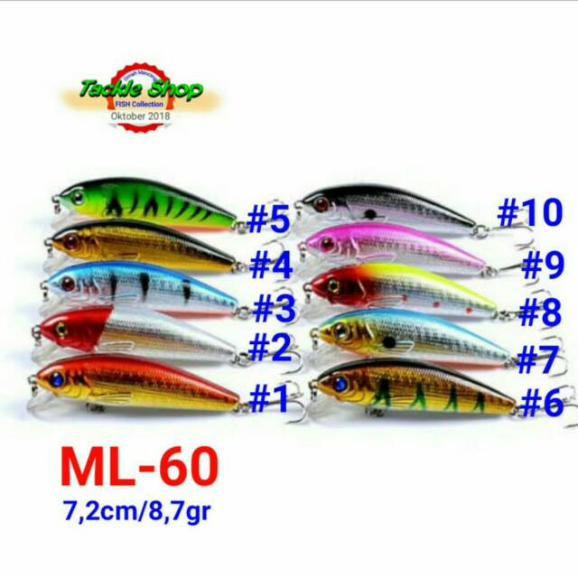 Umpan Minnow Lure Floating        ML-60