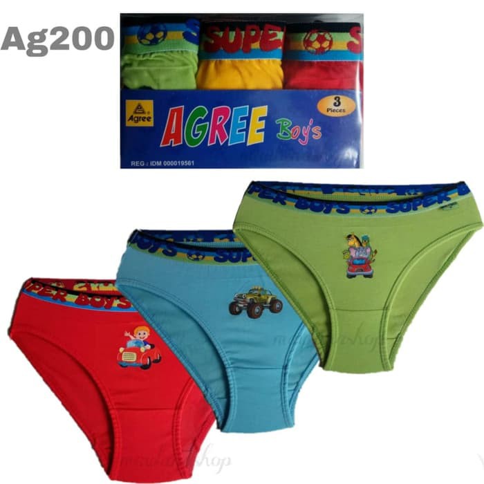 Celana Dalam Anak Pria Agree Boys AG200 / Agree SIZE XXL