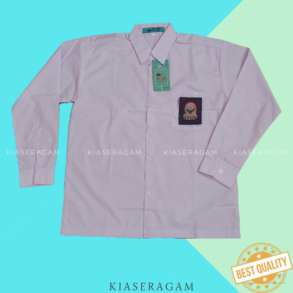 baju osis SMA lengan panjang l seragam sekolah putih SMA osis lengan panjang