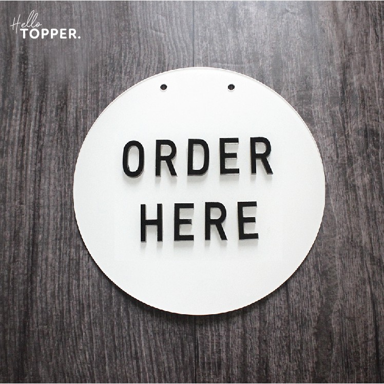 

Order Here | Sign Board Akrilik Timbul