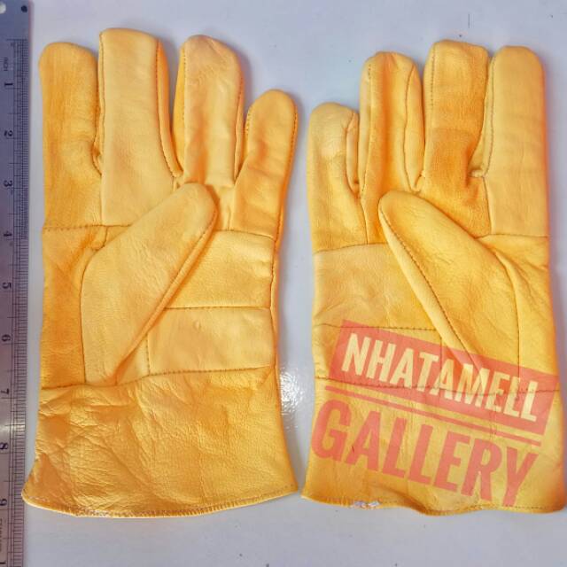Sarung tangan pendek argon / gloves safety welding 10inch