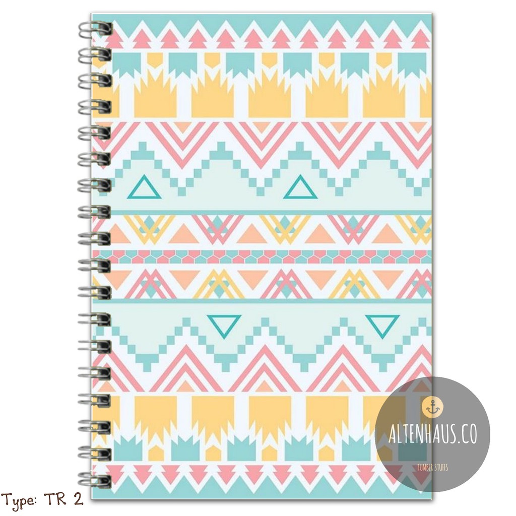 

Buku Catatan (Notebook) Custom Book Jilid Spiral. Planner Buku Agenda Tipe Tr2