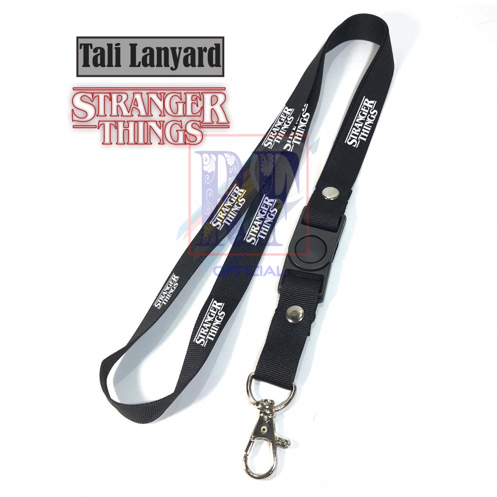 

Gantungan kunci STRANGER THINGS / FILM tali lanyard band gantungan leher id card name tag